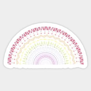 Boho Rainbow Sticker